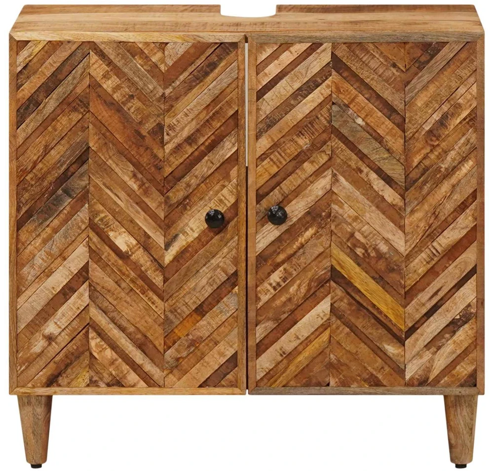 Praustuvo spintelė Ruda 62 x 33 x 58 cm Kietas mango medis