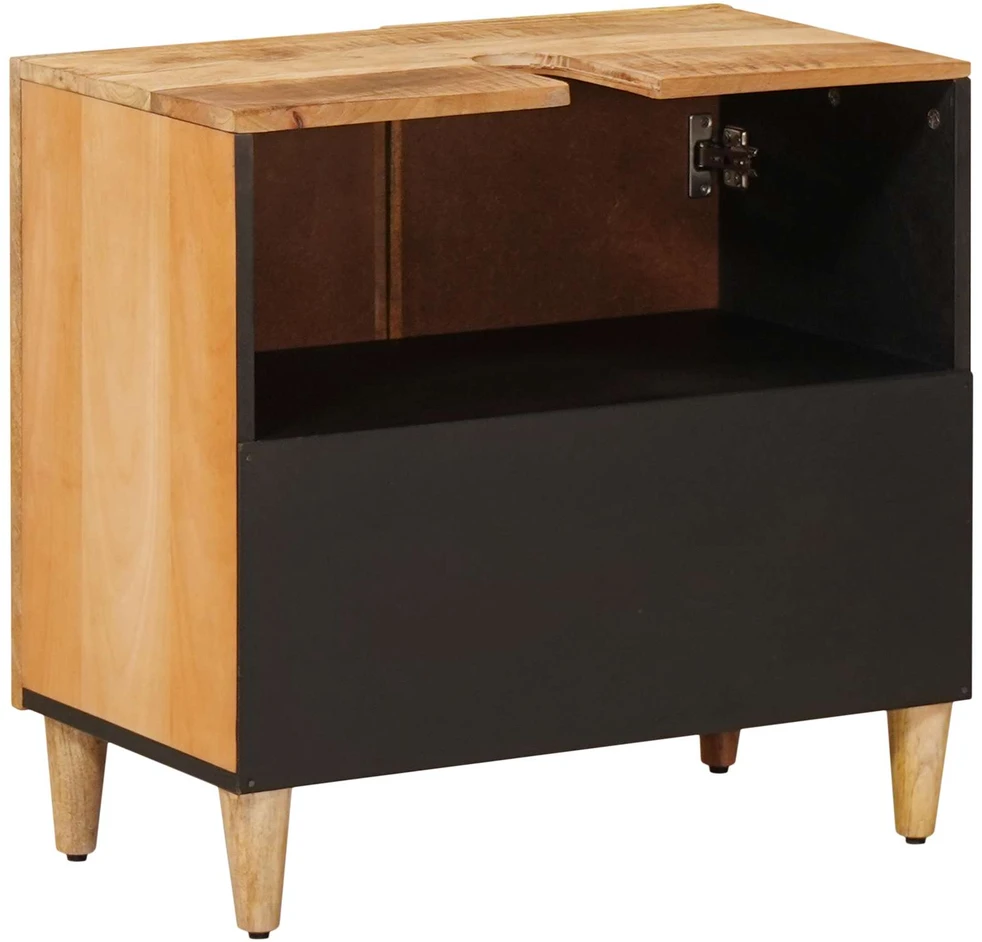 Praustuvo spintelė Ruda 62 x 33 x 58 cm Kietas mango medis
