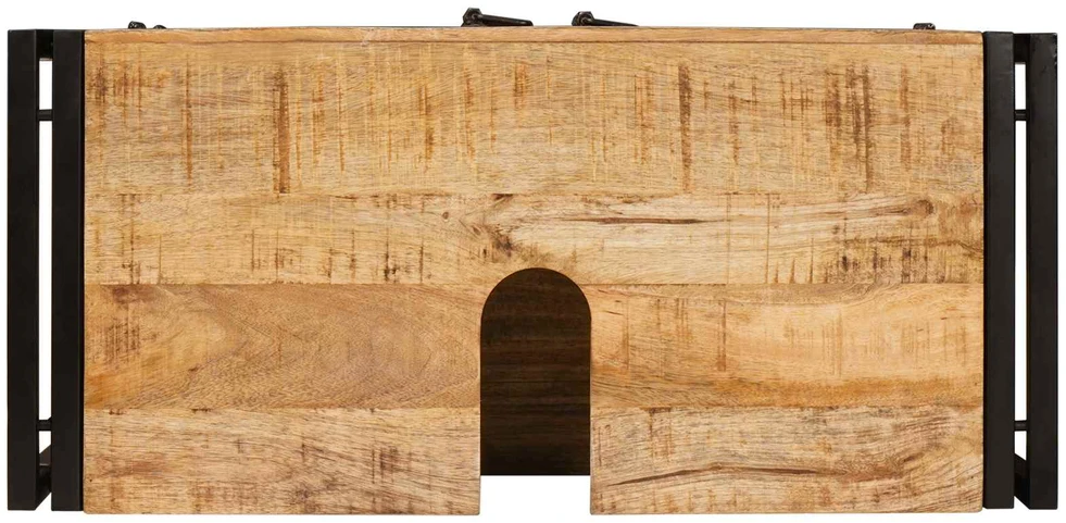 Praustuvo spintelė Ruda 71 x 33 x 58 cm Kietas mango medis