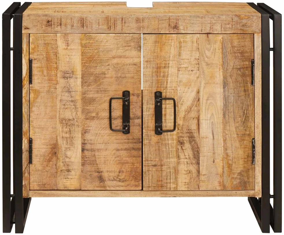 Praustuvo spintelė Ruda 71 x 33 x 58 cm Kietas mango medis