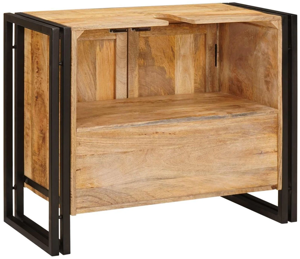 Praustuvo spintelė Ruda 71 x 33 x 58 cm Kietas mango medis