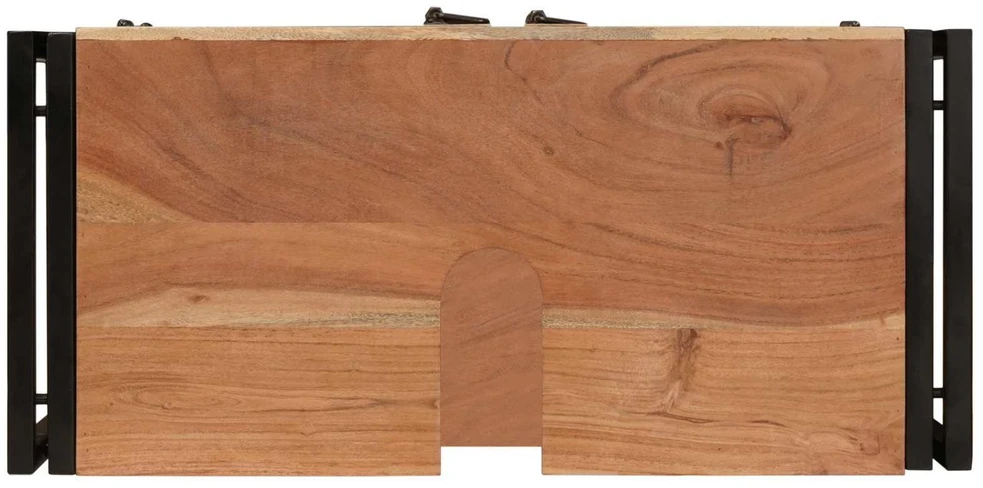 Praustuvo spintelė Ruda 71 x 33 x 58 cm Kietos akacijos mediena