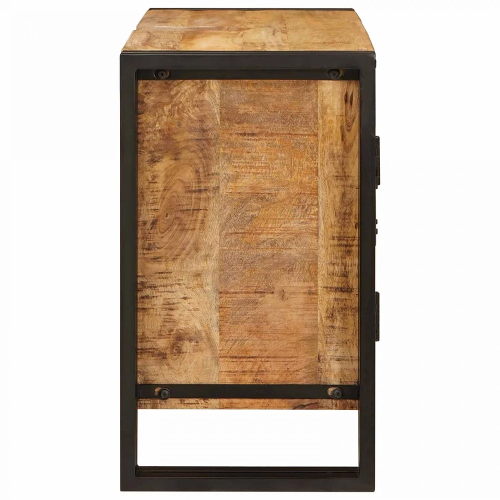 Praustuvo spintelė Ruda 71 x 33 x 58 cm Kietas mango medis