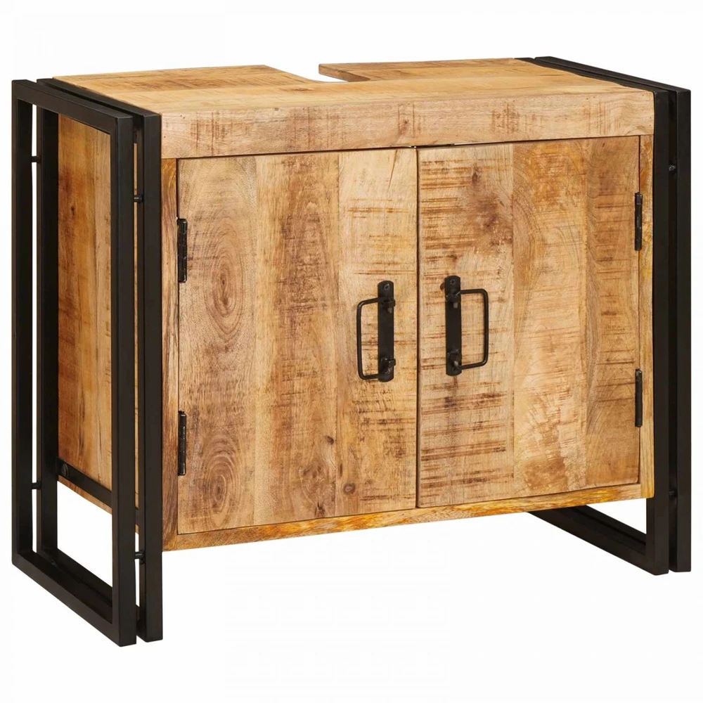 Praustuvo spintelė Ruda 71 x 33 x 58 cm Kietas mango medis