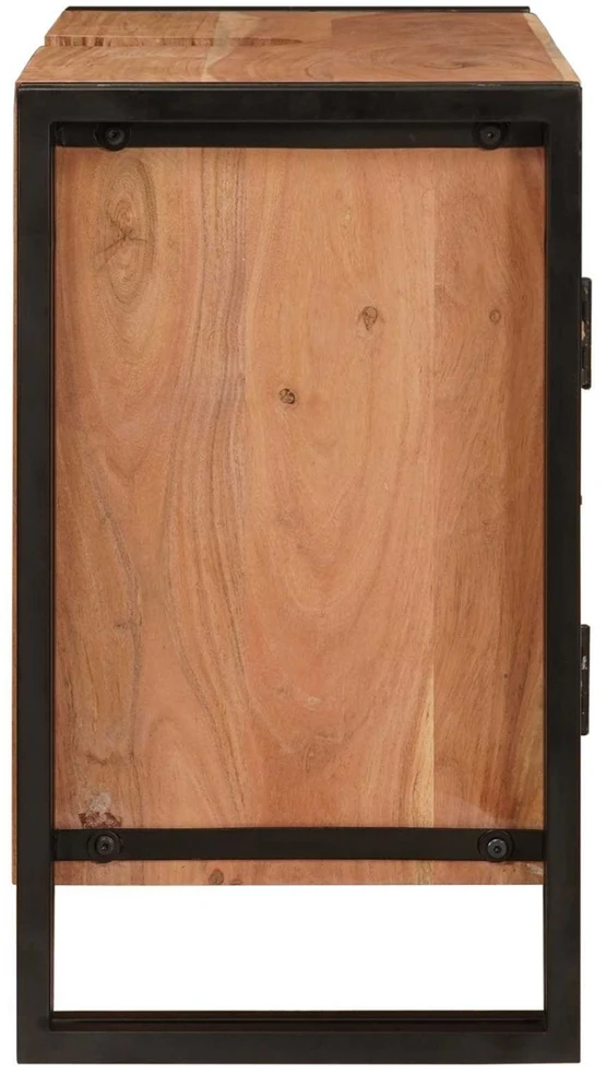Praustuvo spintelė Ruda 71 x 33 x 58 cm Kietos akacijos mediena