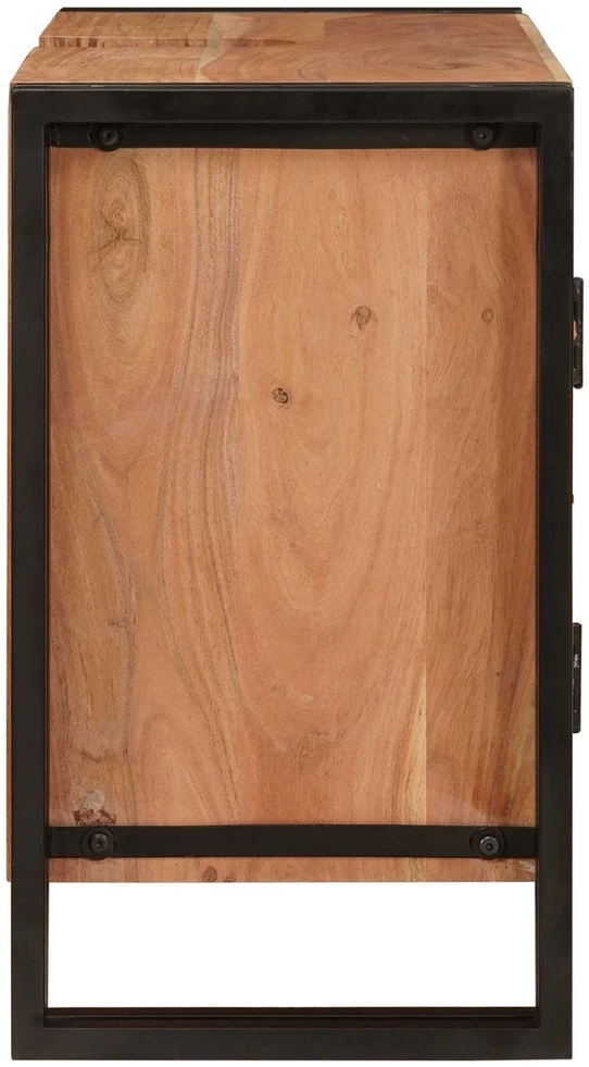 Praustuvo spintelė Ruda 71 x 33 x 58 cm Kietos akacijos mediena