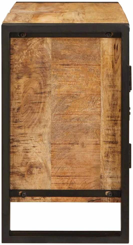 Praustuvo spintelė Ruda 71 x 33 x 58 cm Kietas mango medis