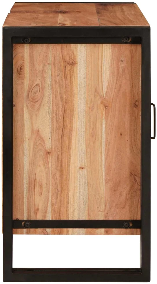 Praustuvo spintelė Ruda 71 x 33 x 58 cm Kietos akacijos mediena