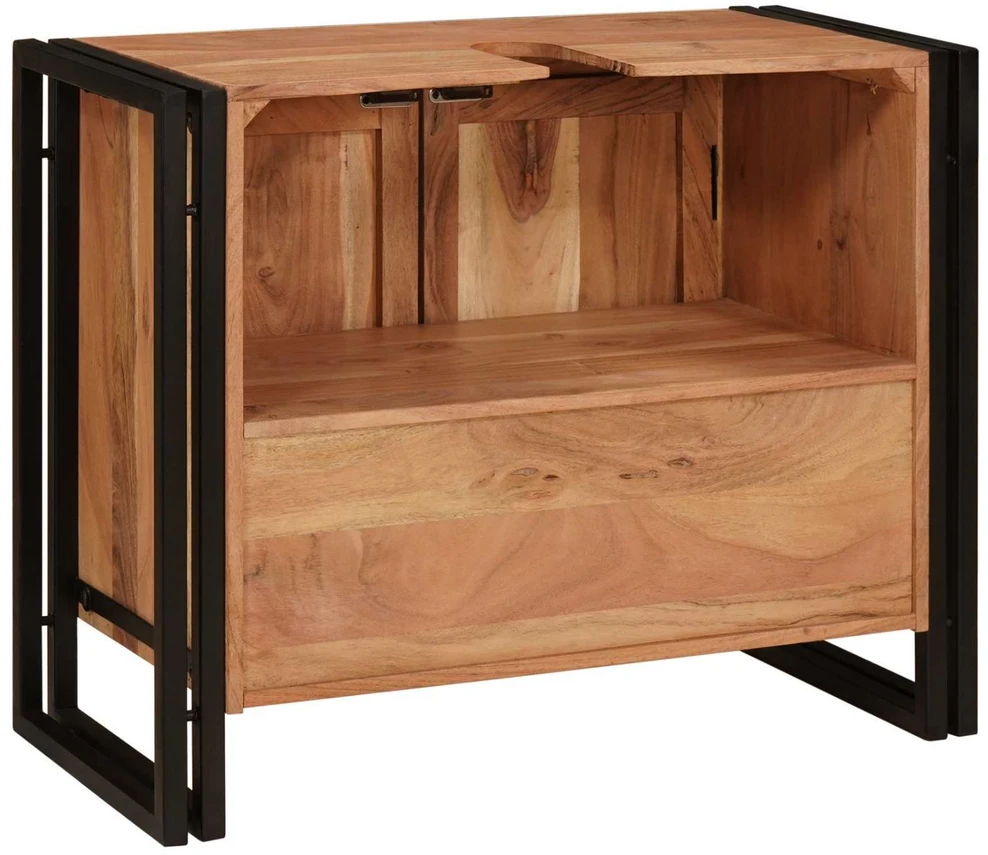Praustuvo spintelė Ruda 71 x 33 x 58 cm Kietos akacijos mediena