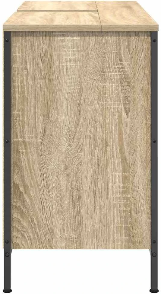 praustuvo spintelė su stalčiais sonoma ąžuolas 90x34,5x60 cm