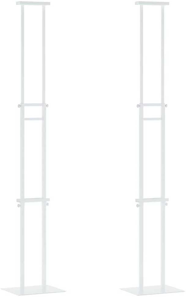 Prekybos parodos stendai 2 vnt. Balta 30 x 23,5 x 210 cm