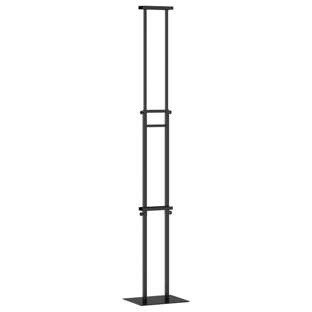 Prekybos parodos stendai 2 vnt. Juoda 30 x 23,5 x 210 cm