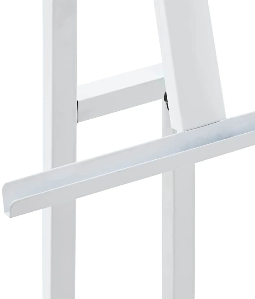 Prekybos parodos stendai 2 vnt. Baltas 26,5 x 26,5 x 150 cm