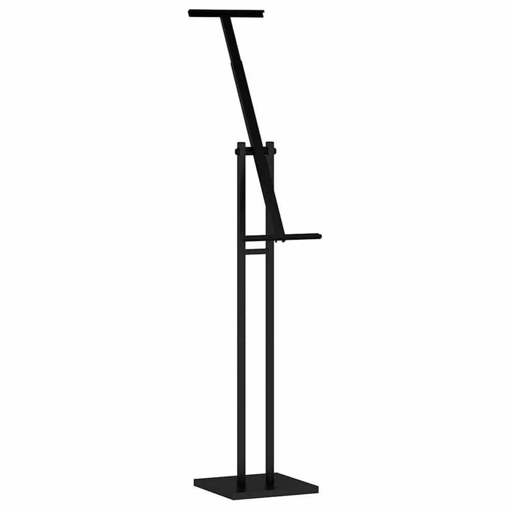 Prekybos parodos stendai Juodas 26,5 x 26,5 x 150 cm Plienas