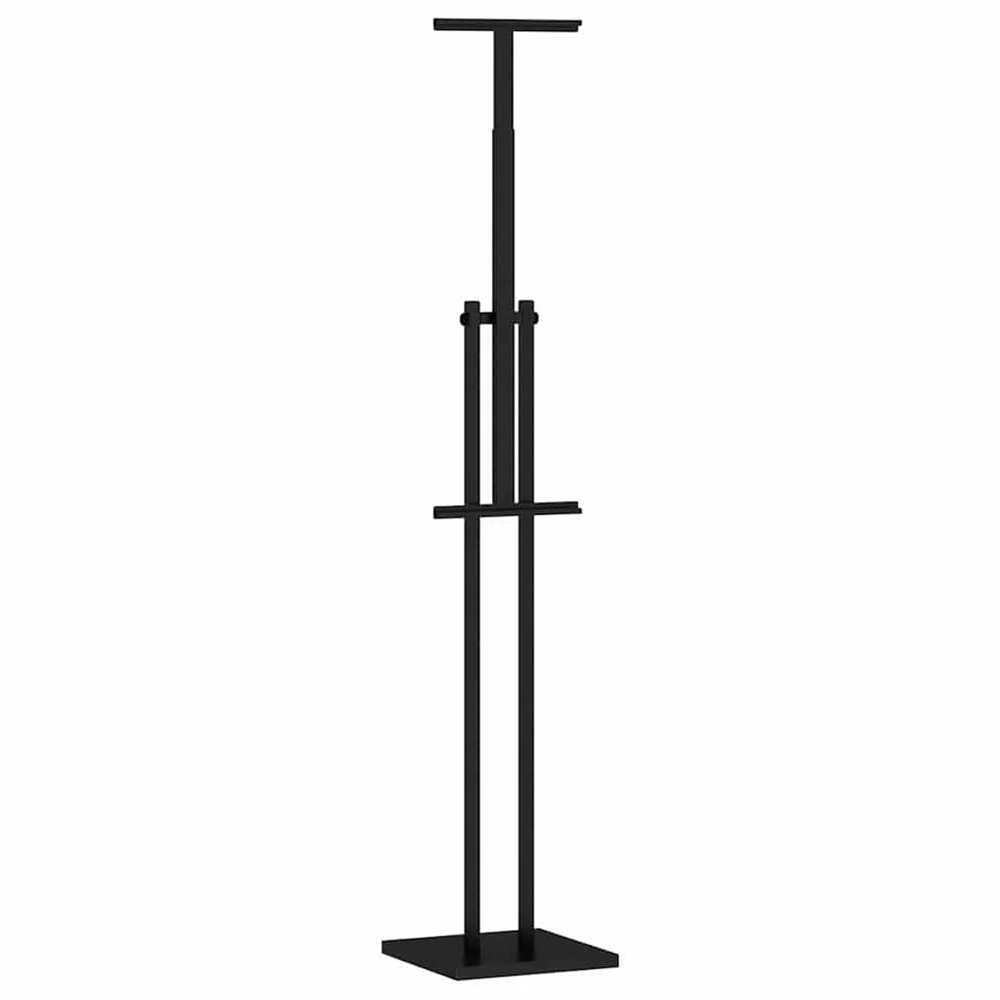 Prekybos parodos stendai Juodas 26,5 x 26,5 x 150 cm Plienas