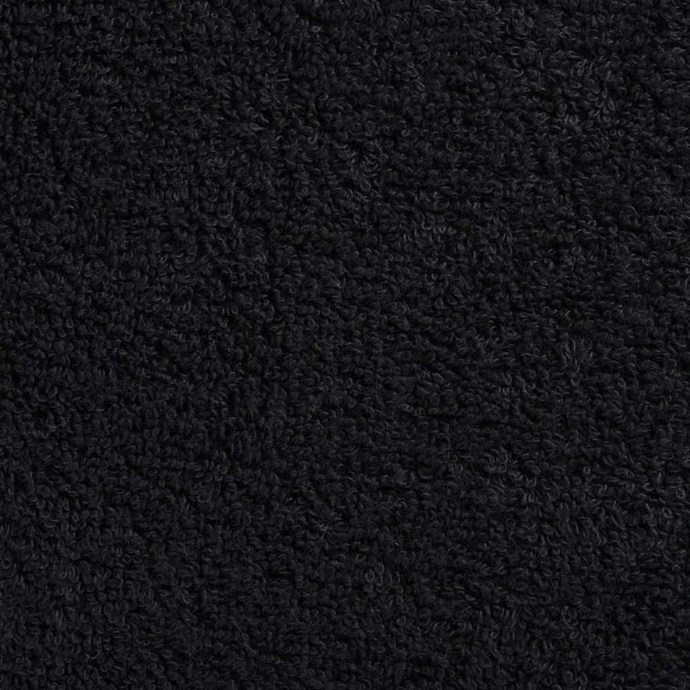 Svečių Rankšluostis SOLUND 25 vnt. Juoda 100 x 150 cm 550 gsm