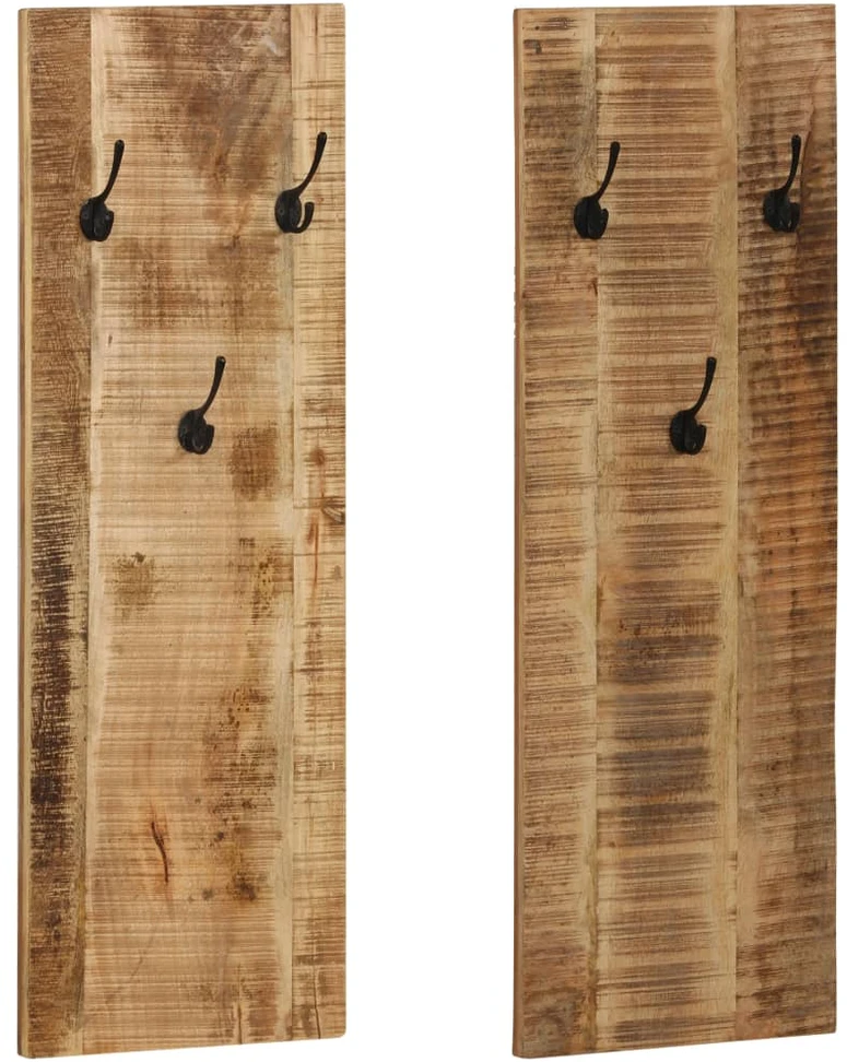Prie sien. mont. paltų kabykl., 2vnt., mango masyv., 36x110x3cm