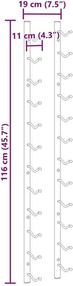 Prie sien. mont. stovai vynui 12 but.,2 vnt., juod. sp., gel.