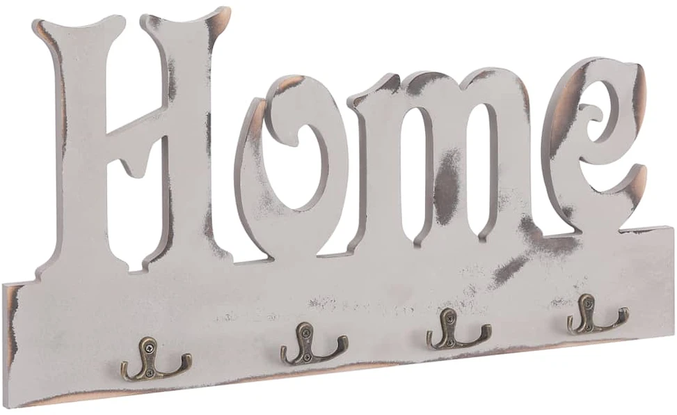 Prie sienos montuojama paltų kabykla HOME, 50x23cm