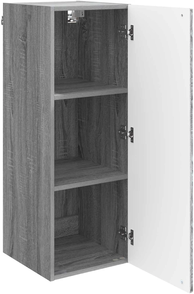 Prie sienos montuojama spinta 33 x 34,5 x 90 cm Pilka Sonoma