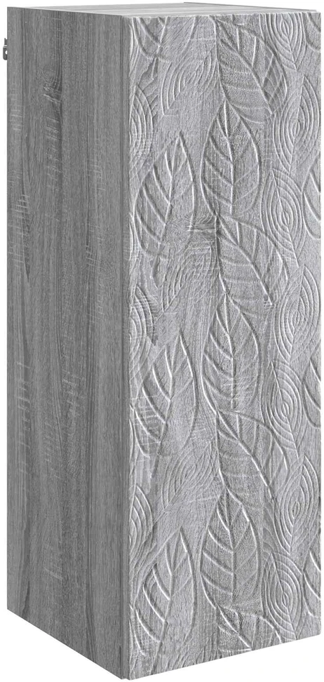 Prie sienos montuojama spinta 33 x 34,5 x 90 cm Pilka Sonoma