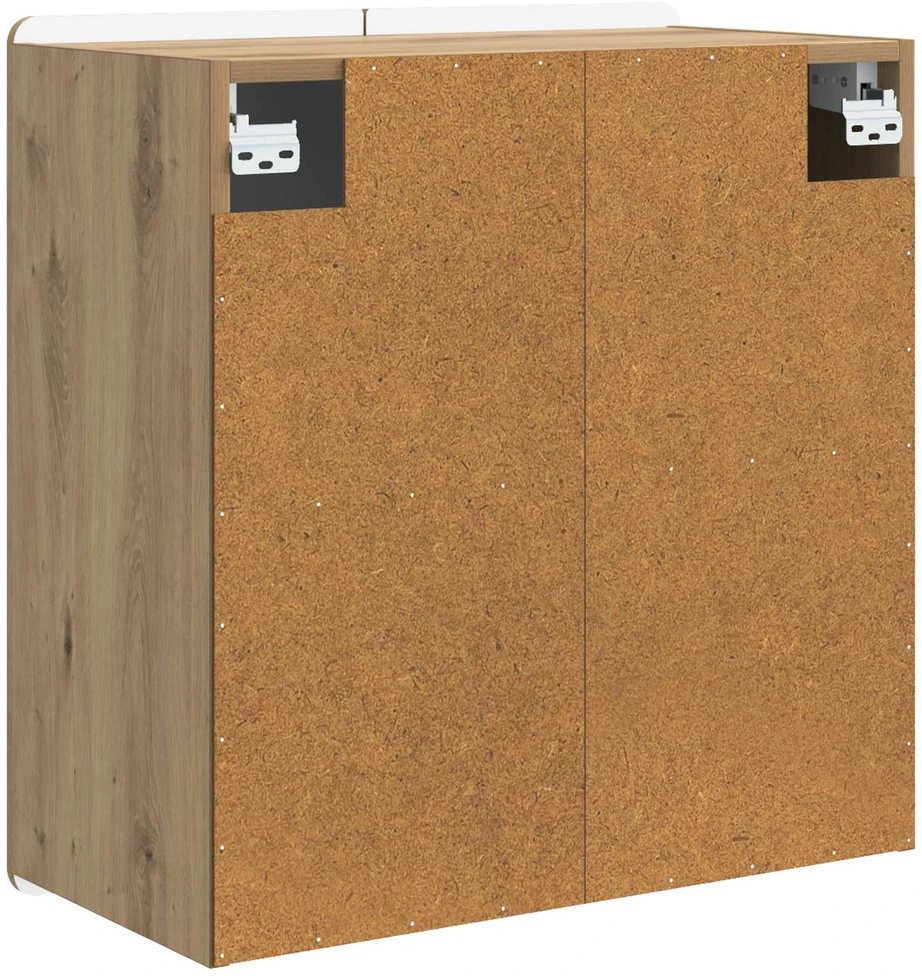 Prie sienos montuojama spinta 59 x 31 x 64 cm Apdirbta mediena