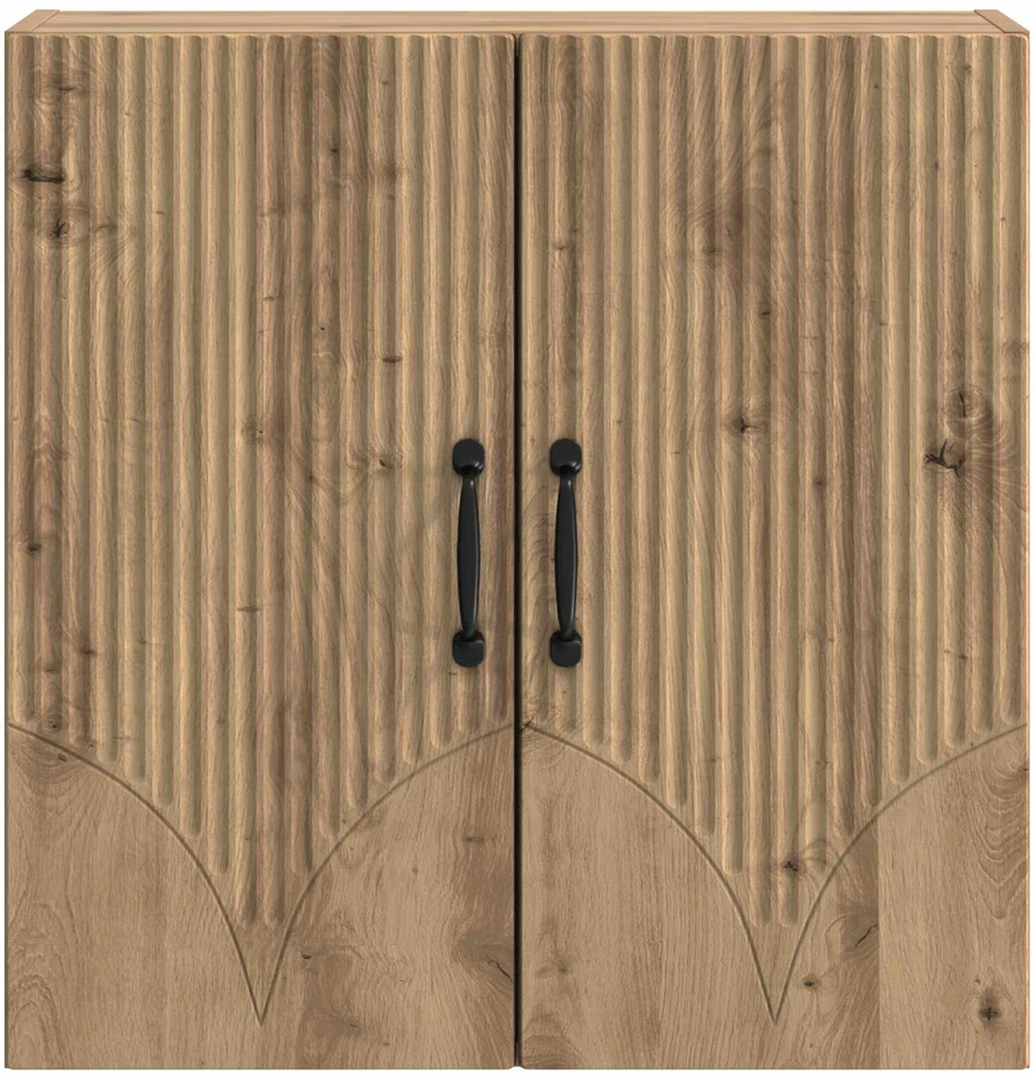 Prie sienos montuojama spinta 59 x 31 x 60 cm Apdirbta mediena