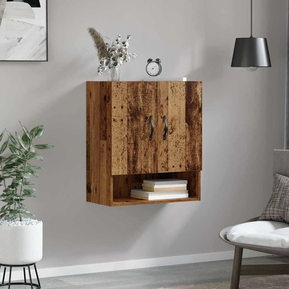 Prie sienos montuojama spinta 60 x 31 x 70 cm Apdirbta mediena