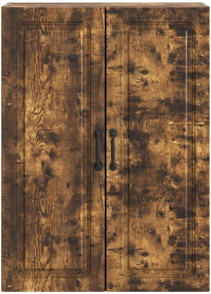 Prie sienos montuojama spinta 66 x 34,5 x 90 cm Dūminio ąžuolo