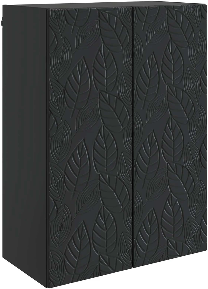Prie sienos montuojama spinta 66 x 34,5 x 90 cm Juoda