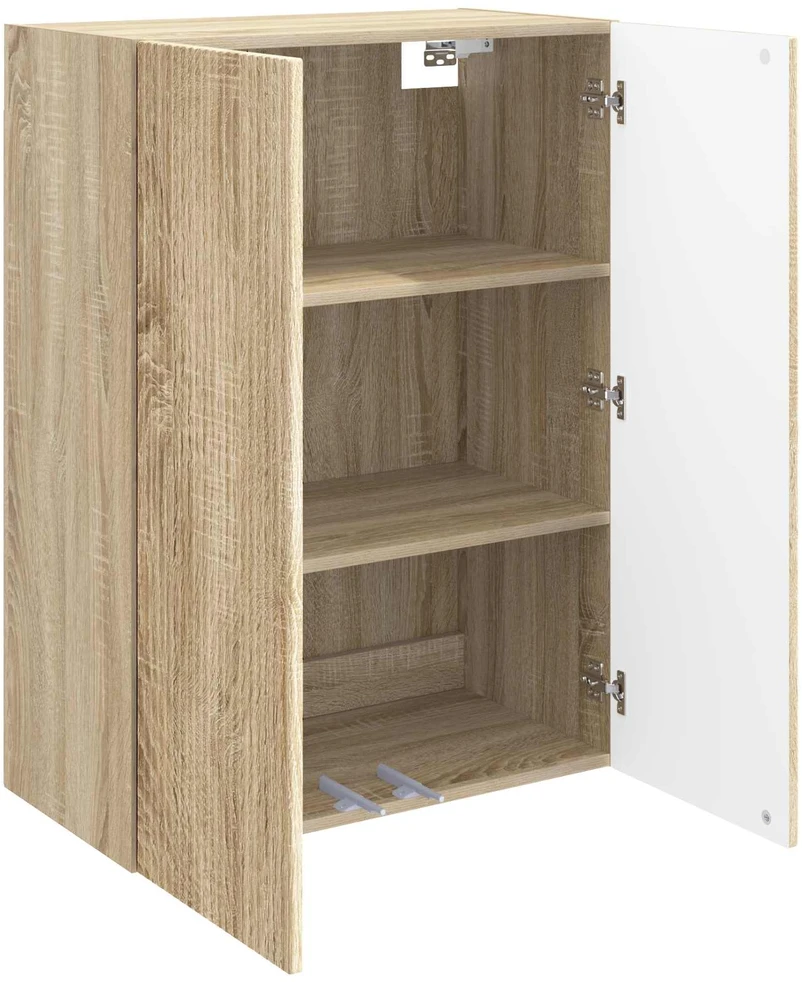 Prie sienos montuojama spinta 66 x 34,5 x 90 cm Sonoma ąžuolas