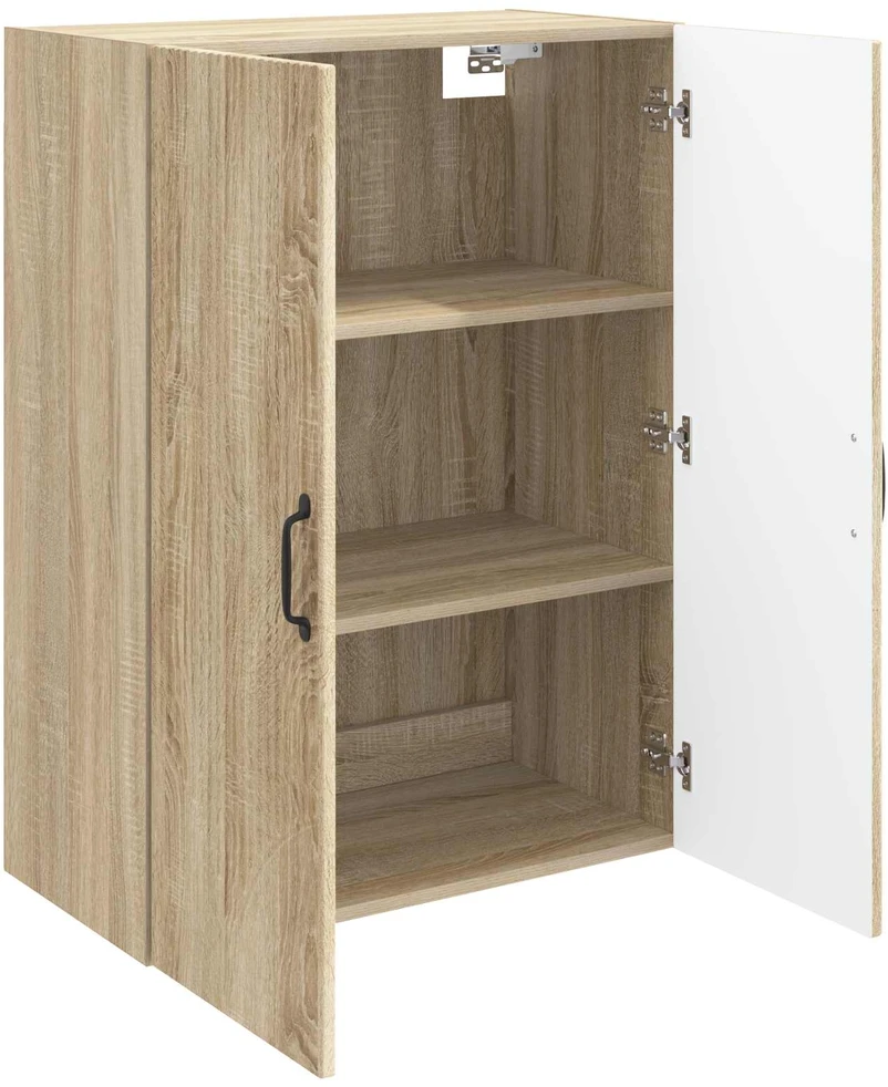 Prie sienos montuojama spinta 66 x 34,5 x 90 cm Sonoma ąžuolas