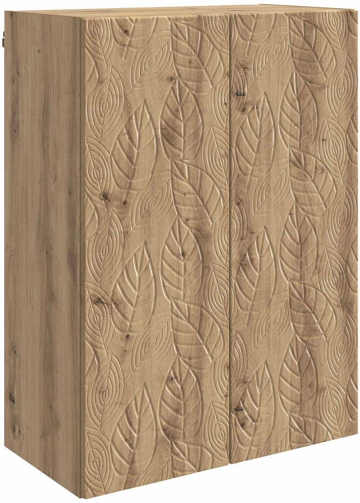Prie sienos montuojama spinta 66 x 34,5 x 90 cm Artisano ąžuolo