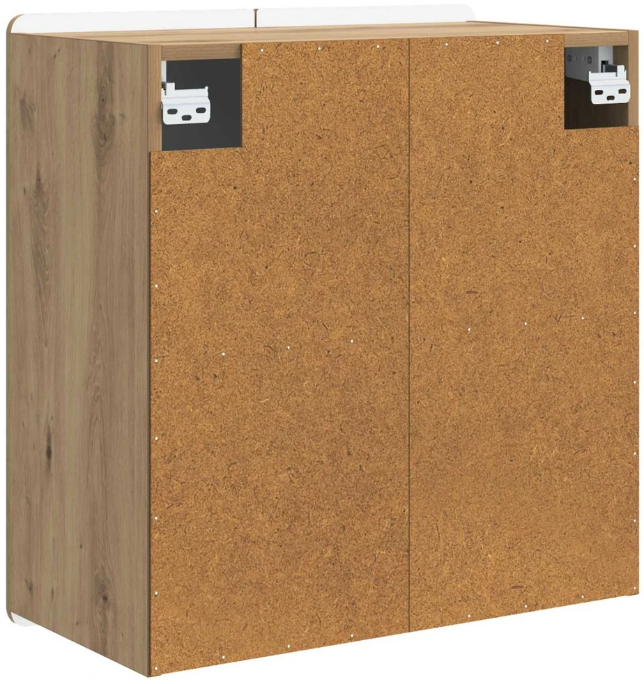 Prie sienos montuojama spinta 59 x 31 x 64 cm Apdirbta mediena