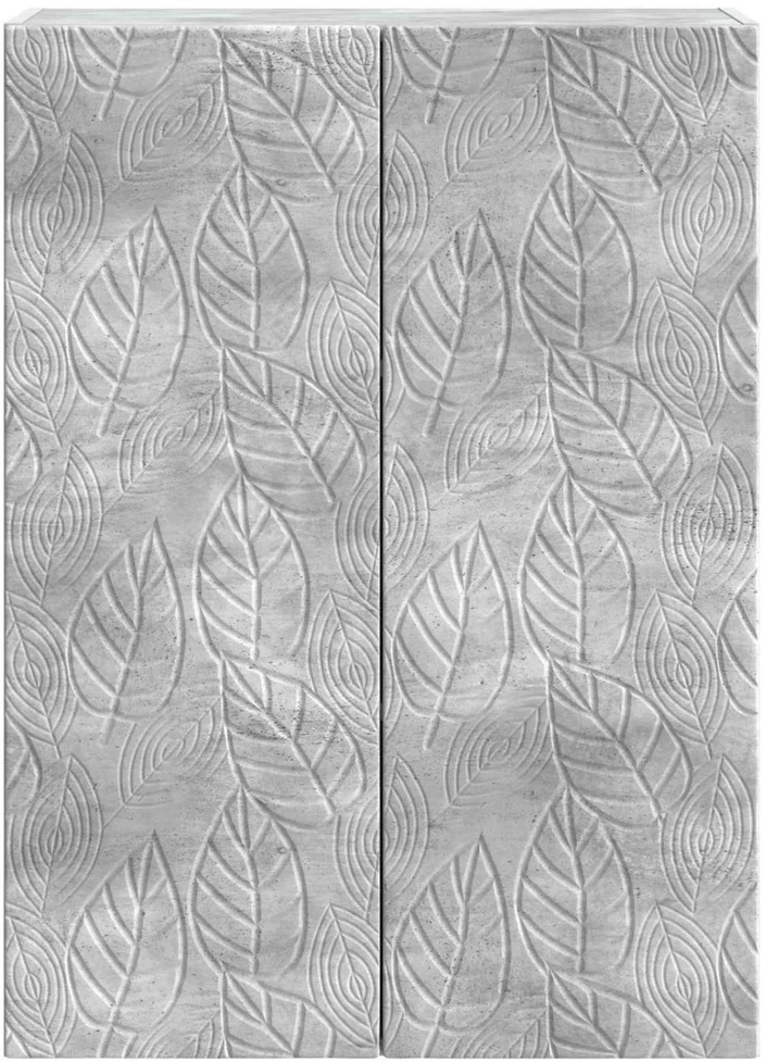 Prie sienos montuojama spinta 66 x 34,5 x 90 cm Betono pilka