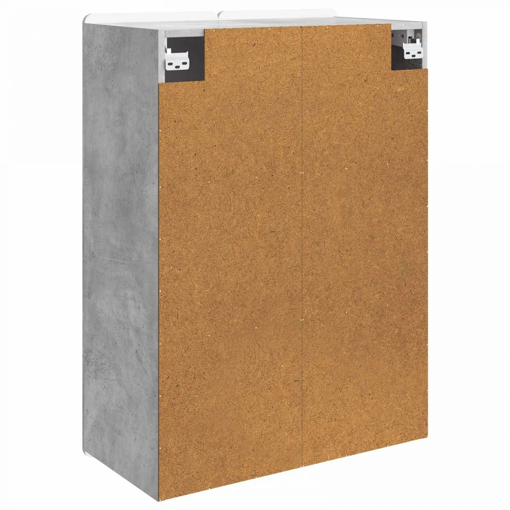 Prie sienos montuojama spinta Betono pilka 66 x 34,5 x 92 cm