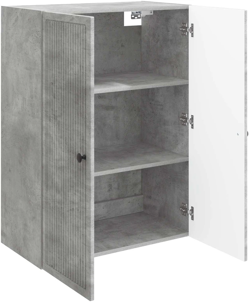 Prie sienos montuojama spinta Betono pilka 66 x 34,5 x 90 cm