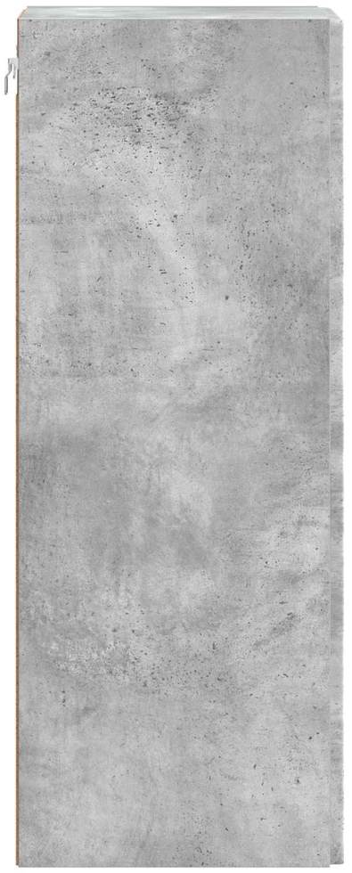 Prie sienos montuojama spinta 33 x 34,5 x 90 cm Betono pilka