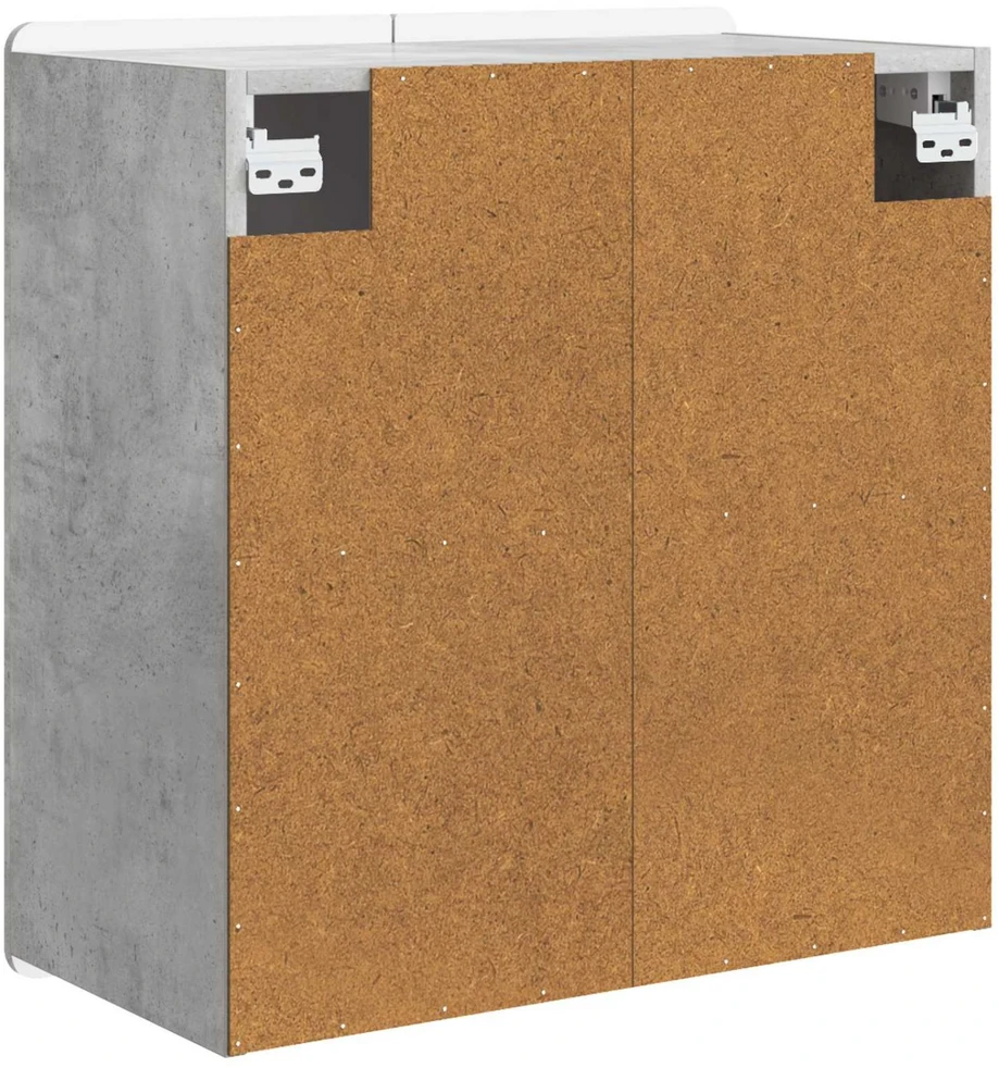 Prie sienos montuojama spinta Betono pilka 59 x 31 x 64 cm