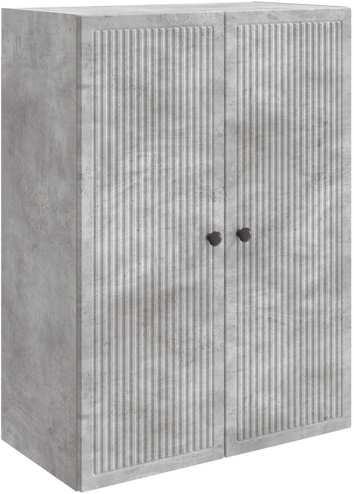 Prie sienos montuojama spinta Betono pilka 66 x 34,5 x 90 cm