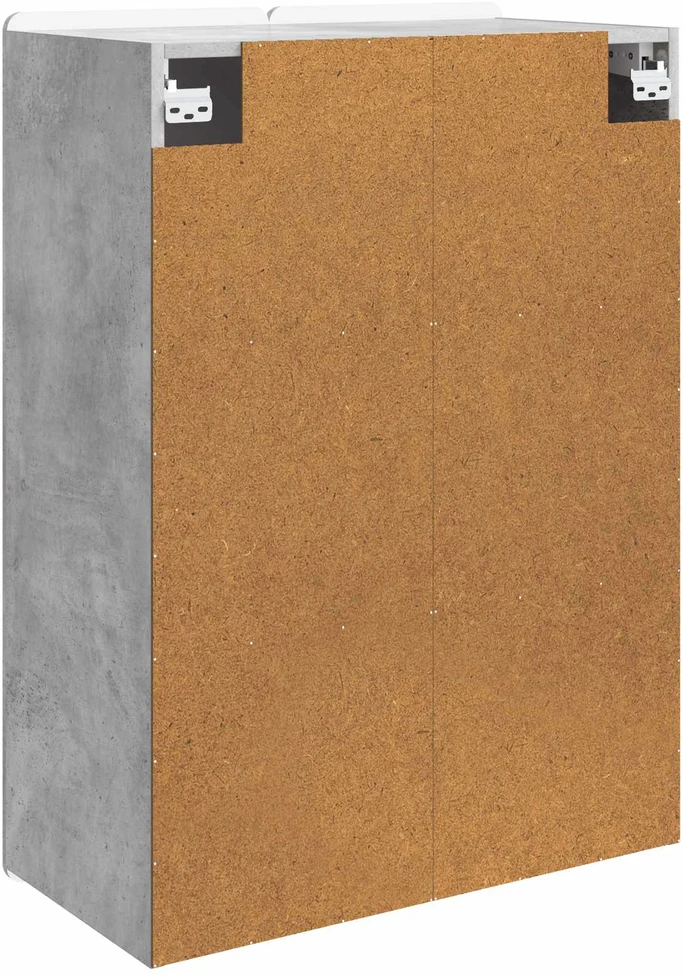 Prie sienos montuojama spinta Betono pilka 66 x 34,5 x 92 cm