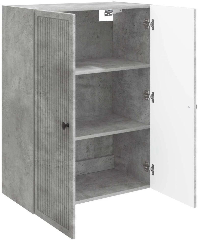 Prie sienos montuojama spinta Betono pilka 66 x 34,5 x 90 cm