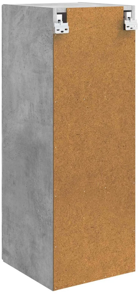 Prie sienos montuojama spinta 33 x 34,5 x 90 cm Betono pilka
