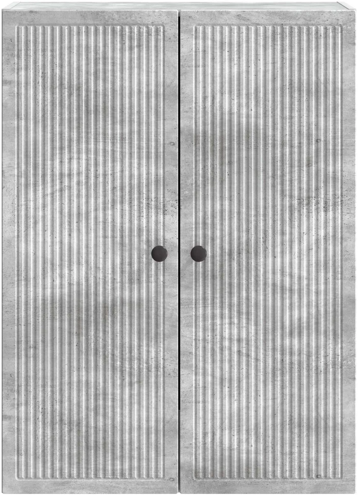 Prie sienos montuojama spinta Betono pilka 66 x 34,5 x 90 cm