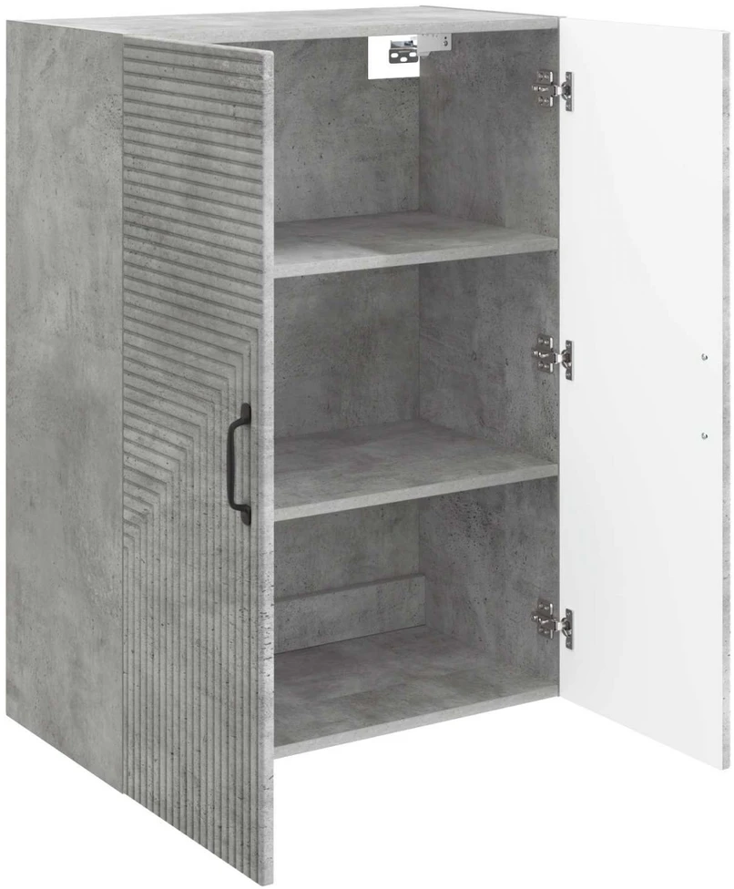 Prie sienos montuojama spinta Betono pilka 66 x 34,5 x 90 cm