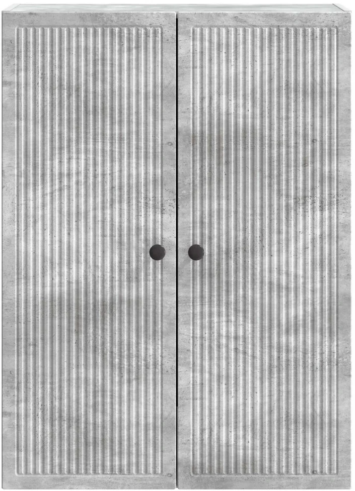 Prie sienos montuojama spinta Betono pilka 66 x 34,5 x 90 cm