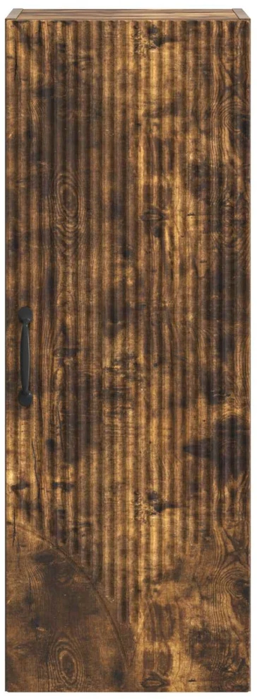 Prie sienos montuojama spinta 33 x 34,5 x 90 cm Dūminio ąžuolo