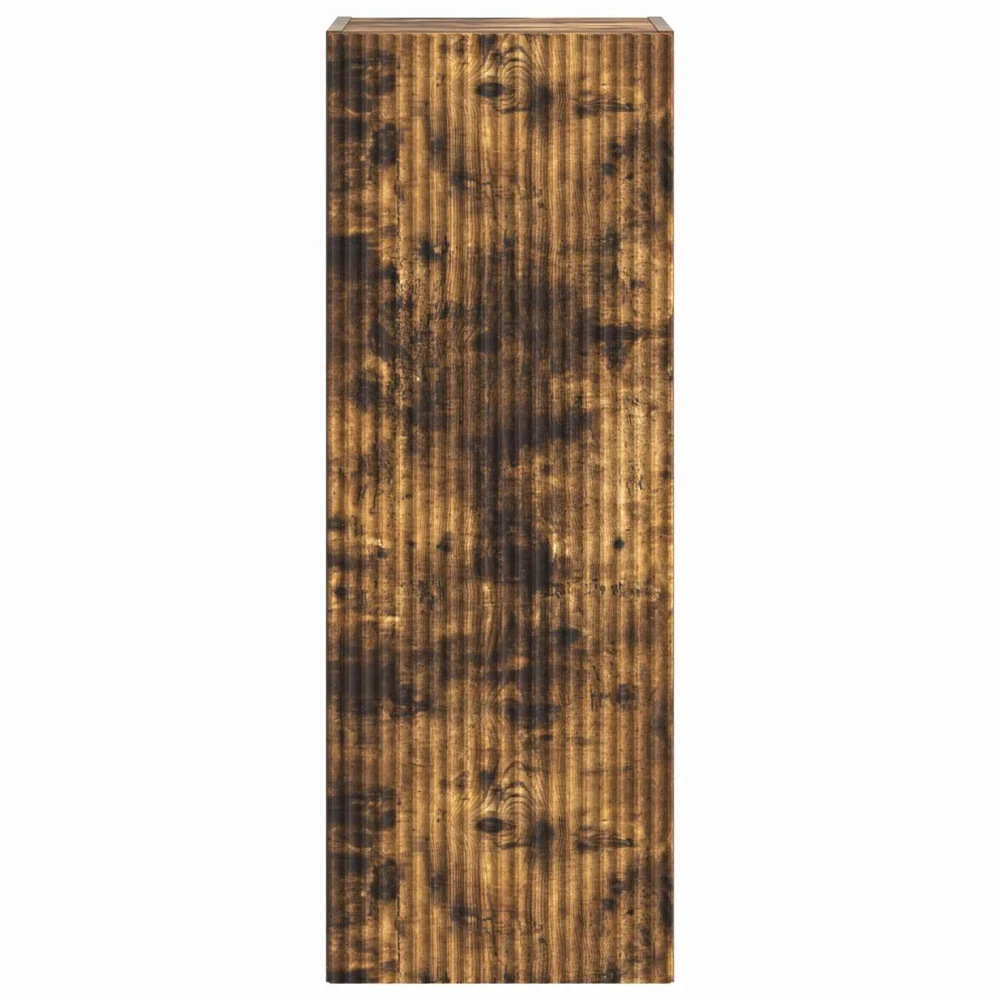 Prie sienos montuojama spinta 33 x 34,5 x 90 cm Dūminio ąžuolo