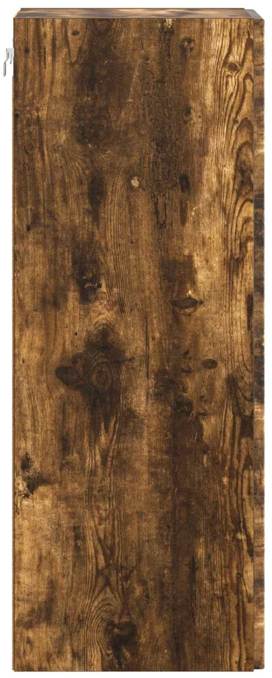 Prie sienos montuojama spinta 66 x 34,5 x 90 cm Dūminio ąžuolo