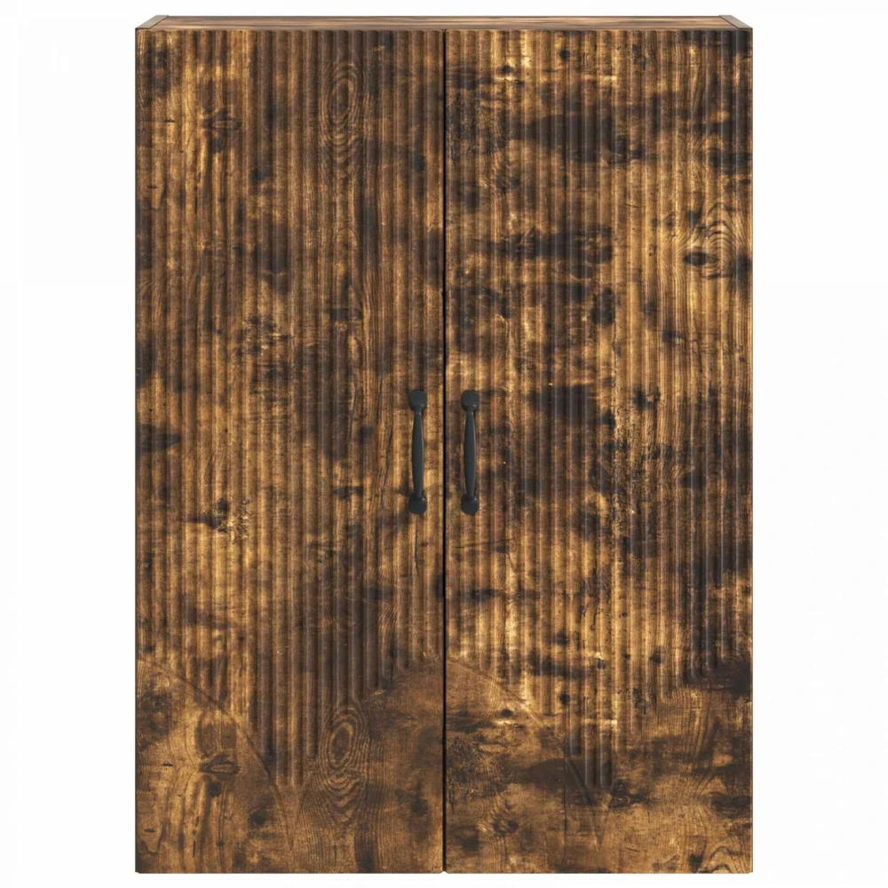 Prie sienos montuojama spinta 66 x 34,5 x 90 cm Dūminio ąžuolo